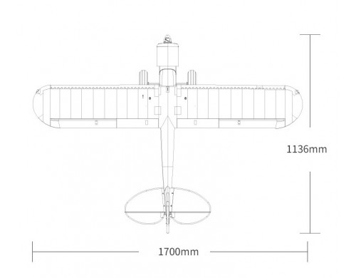 Fms 1 7m Piper Pa 18 Super Cub Pnp Version With Reflex Flight Controller - kawasaki ki 61 roblox